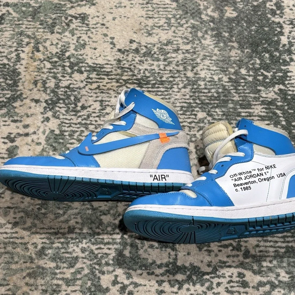 Jordan 1 Retro High Off-White University Blue - Size 12